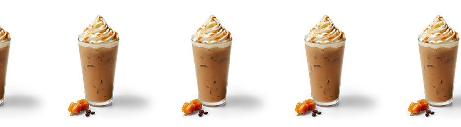 Iced Caramel Specialty Latte banner