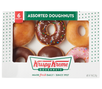 delivered fresh daily doughnuts 6 count box